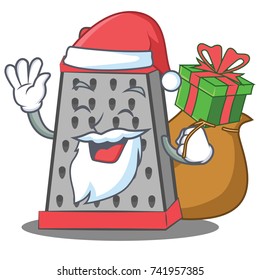 Santa kitchen grater character cartoon