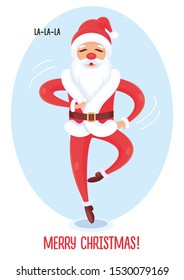 SANTA KLAUS BALERUN EXECUTING FUETE. CHARACTER DESIGN