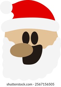Santa Letter Alphabet Vector D