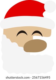Santa Letter Alphabet Vector E