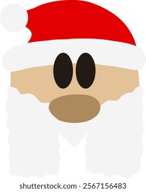 Santa Letter Alphabet Vector M