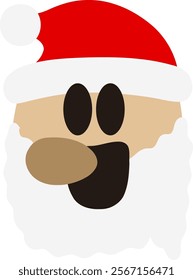 Santa Letter Alphabet Vector U