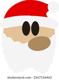 Santa Letter Alphabet Vector W