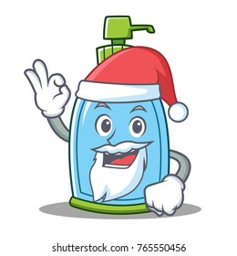 Santa liquid soap character cartoon