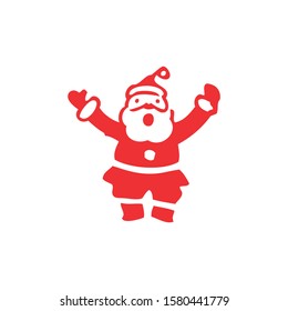 santa logo designs vector icon