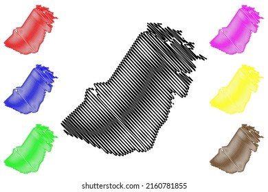 Gemeinde Santa Luzia do Norte (Staat Alagoas, Gemeinden Brasilien, Föderative Republik Brasilien) Karte, Vektorgrafik, Skizze Santa Luzia do Norte Karte