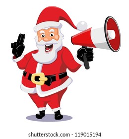 Santa making announcement