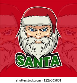 Santa Mascot Design 