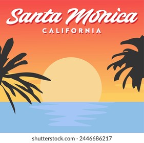 Santa Monica Beach California United States