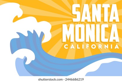 Santa Monica Beach California United States