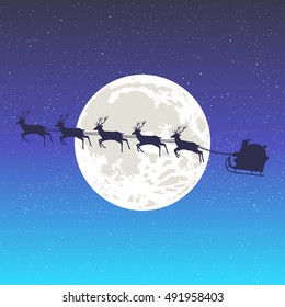 Santa And The Moon