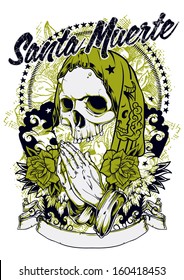 1,390 Santa Muerte Tattoo Images, Stock Photos & Vectors | Shutterstock