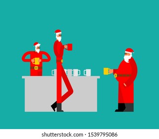 Santa office corporate. Xmas and New Year 
 
