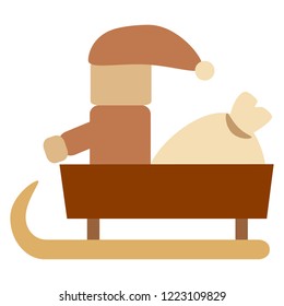 Santa on Sleigh