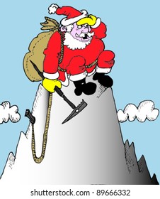 Santa on the top