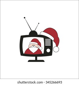 Santa on TV