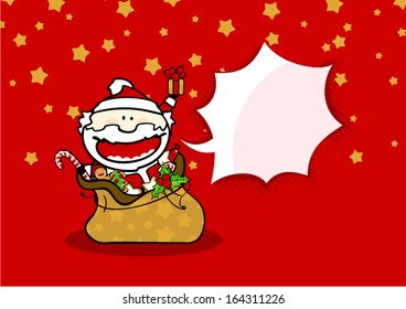 Santa con regalos