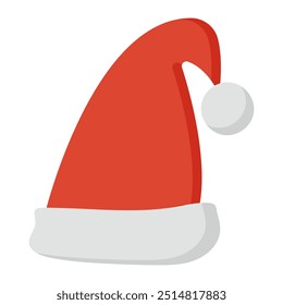 Chapéu vermelho Santa. Chapéu de Ano Novo