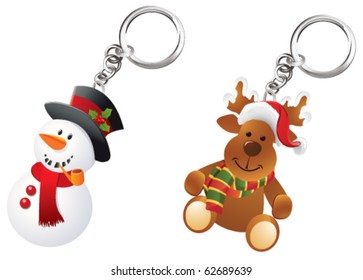 santa and reindeer