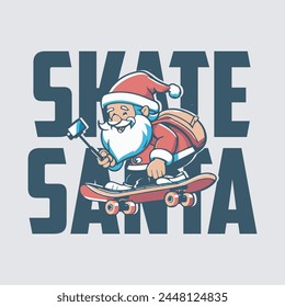 santa ride skateboard and do vlog