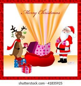 santa and sack