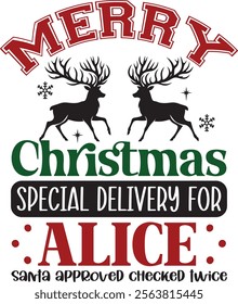 Santa Sack Design, Santa Sack Gift Bag Designs, Christmas Design Template
