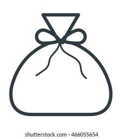 Santa Sack Vector Icon