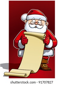 Santa with Scroll