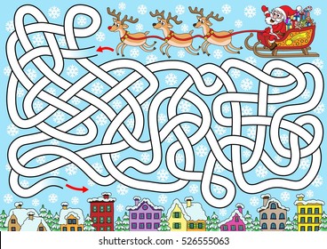 981 Santa Maze Images, Stock Photos & Vectors | Shutterstock