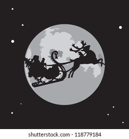 Santa Silhouette