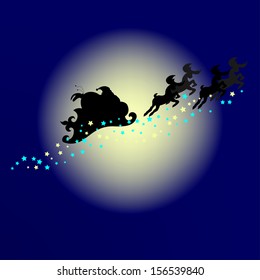 Santa Silhouette