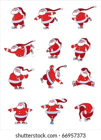 Santa Skating