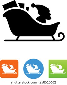 Santa Sleigh Icon