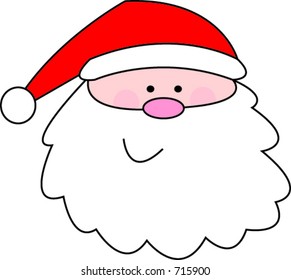 Santa Smiling Icon