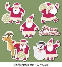 Santa sticker