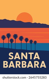 Santa Barbara’s stunning sunset views over the city skyline and coastline provide a perfect blend of vibrant city life and peaceful coastal beauty