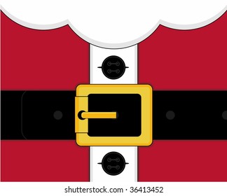 Santa Suit with Beard Graphic