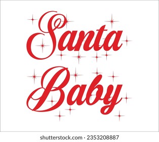 Santa Svg, Santa baby Svg, Christmas SVG, Merry Christmas SVG, Christmas Clip Art, Christmas Cut Files, Cricut, Silhouette Cut File