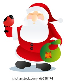 santa take bullfinch