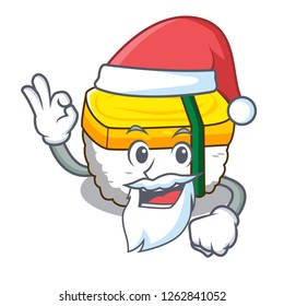 Santa tamago sushi using an egg character