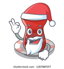 Santa tea turkish on the with mascot