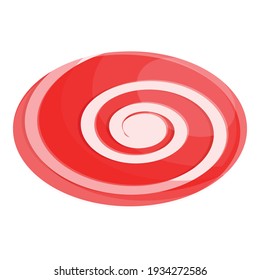 Santa treat icon. Cartoon of santa treat vector icon for web design isolated on white background