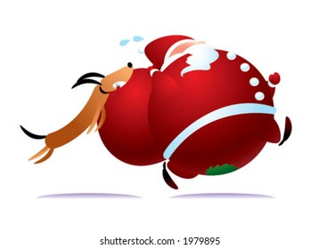 santa in troubles