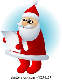 Santa. Vector.