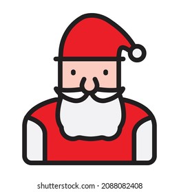 Santa vector icon  Which Can Easily Modify Or Edit 

