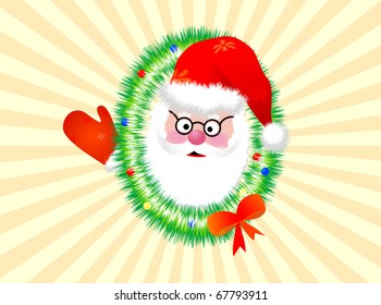 Santa vector illustration