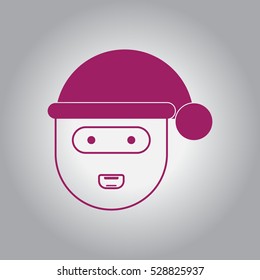 Santa Vector illustration Santa Claus face