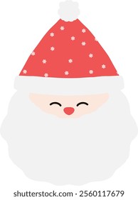 Santa vector illustration, for sticker