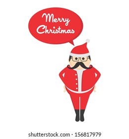 santa whiskers merry christmas