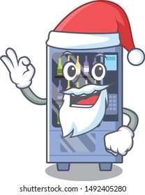 Santa wine vending machine mascot shaped character